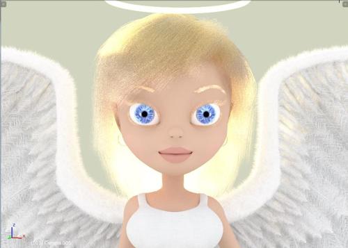 Ellie the Angel in 3D preview image